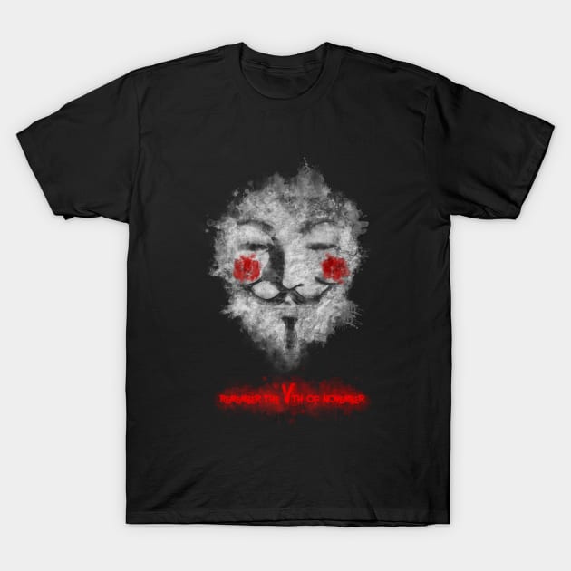 Remember the Vth of November T-Shirt by enricoceriani